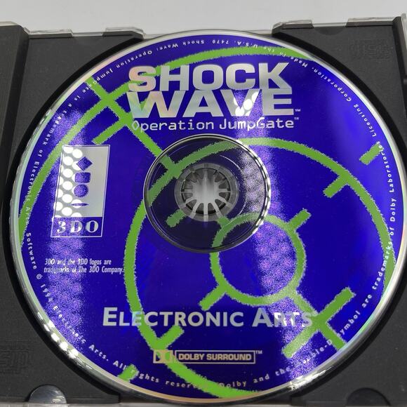 ShockWave Operation Jumpgate (3DO, 1994) Disc ONLY - LOOSE - Mint Disc - Picture 5 of 6
